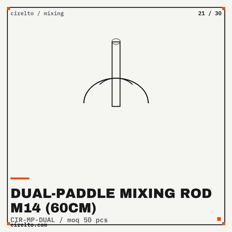 mixing paddle (m14), mixing tools, view 4, thumbnail 4