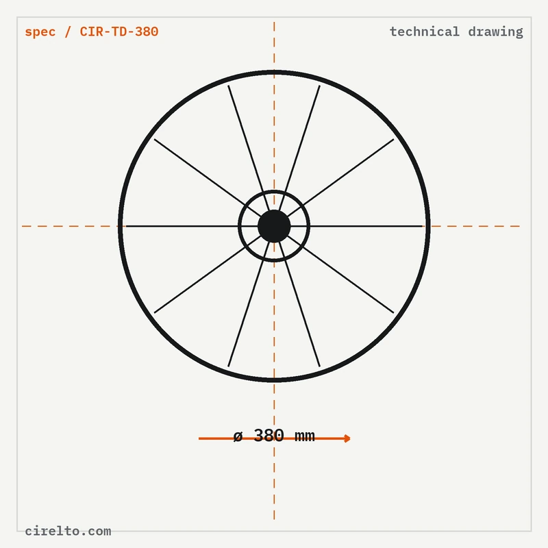 troweling disc 380mm, troweling & smoothing, view 2, thumbnail 2